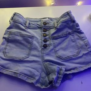 Denim shorts